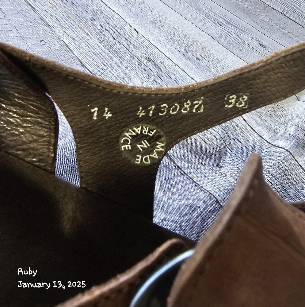 Mephisto Brown Leather Strappy Comfort Sandals - Picture 8 of 12
